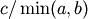 c/\min(a,b)